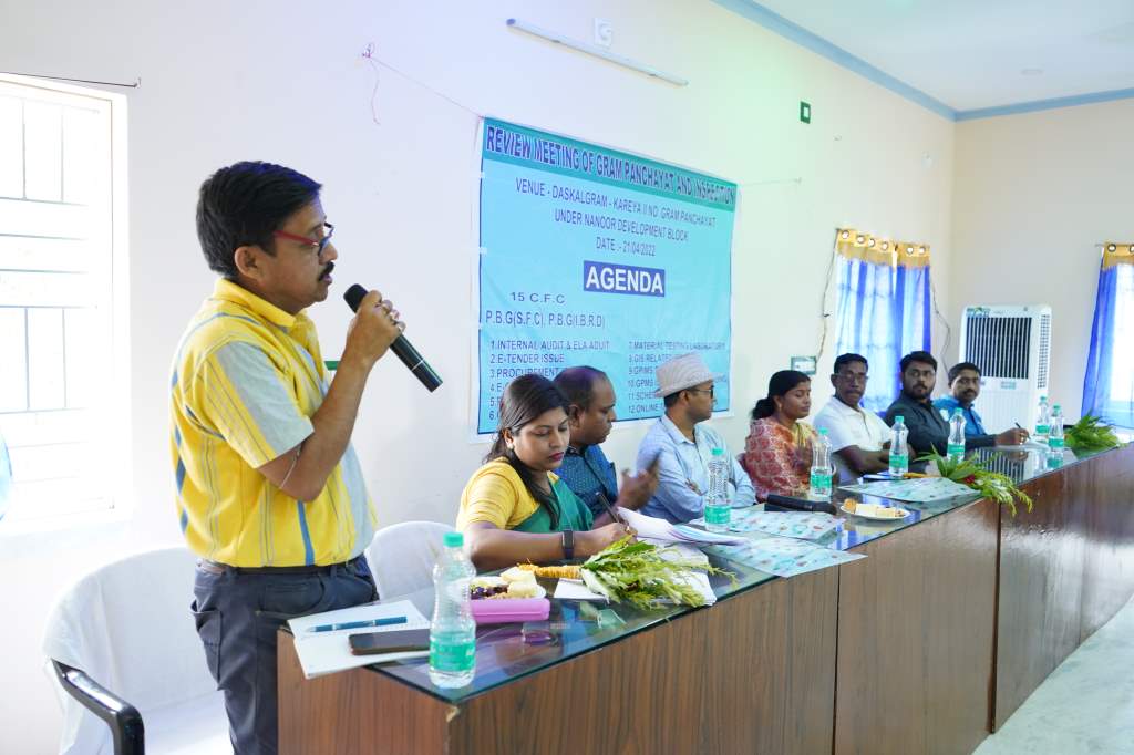 Video of Review Meeting and Inspection of Gram Panchayat - Daskalgram-Kareya-II